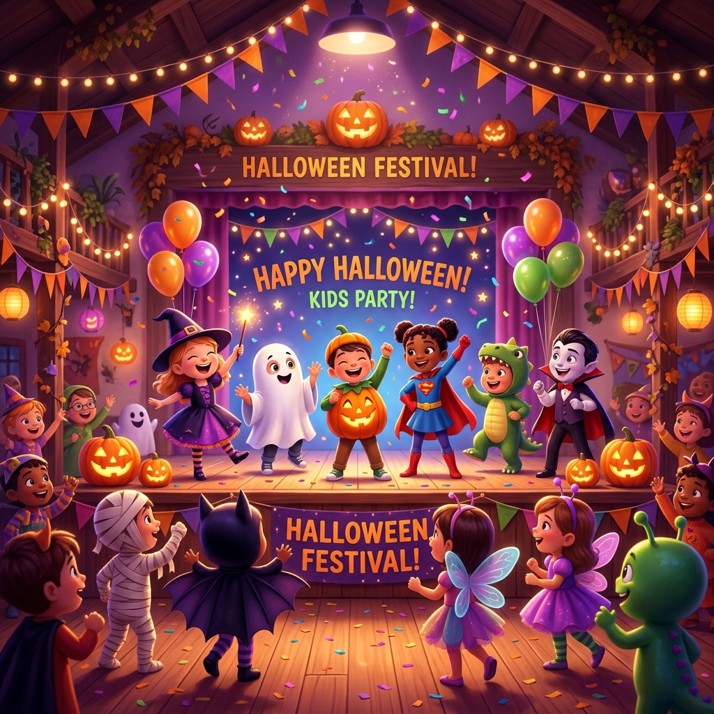 Halloweenowe Wydarzenia - Małe Duszki
